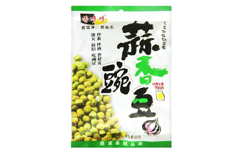 XIANGDUODUO GARLIC PEAS 80G